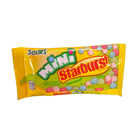 Starburst Sour Mini 52g - Candy Atlas