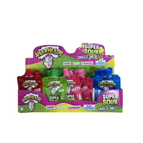 Warheads Sour Squeeze Gel Assorted - Candy Atlas