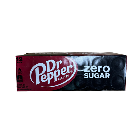 Dr Pepper Zero Sugar 12 Pack - Candy Atlas