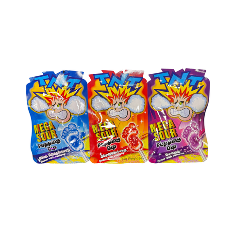TNT Mega Sour Popping Dip - Candy Atlas
