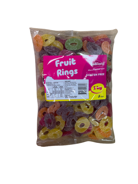 Lolliland Fruit Rings 1kg - Candy Atlas