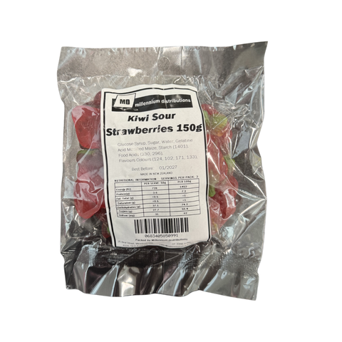 Sour Strawberries 150g - Candy Atlas