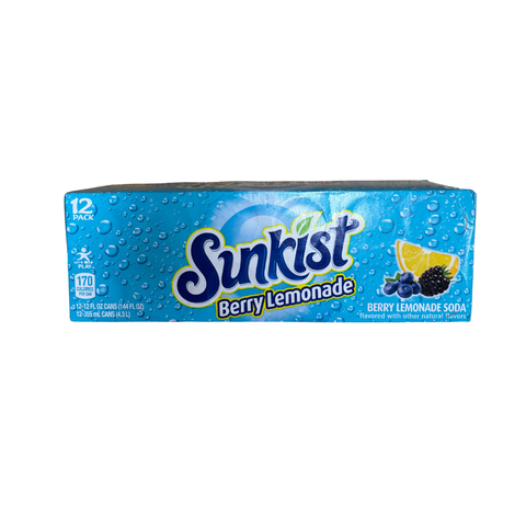 Sunkist Berry Lemonade 12 Pack - Candy Atlas