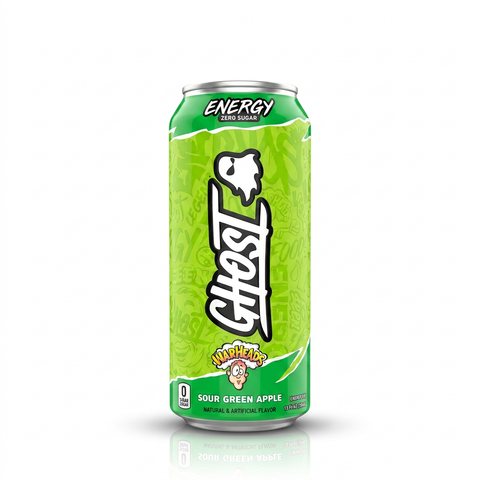 Ghost Energy Drink Warheads Sour Green Apple