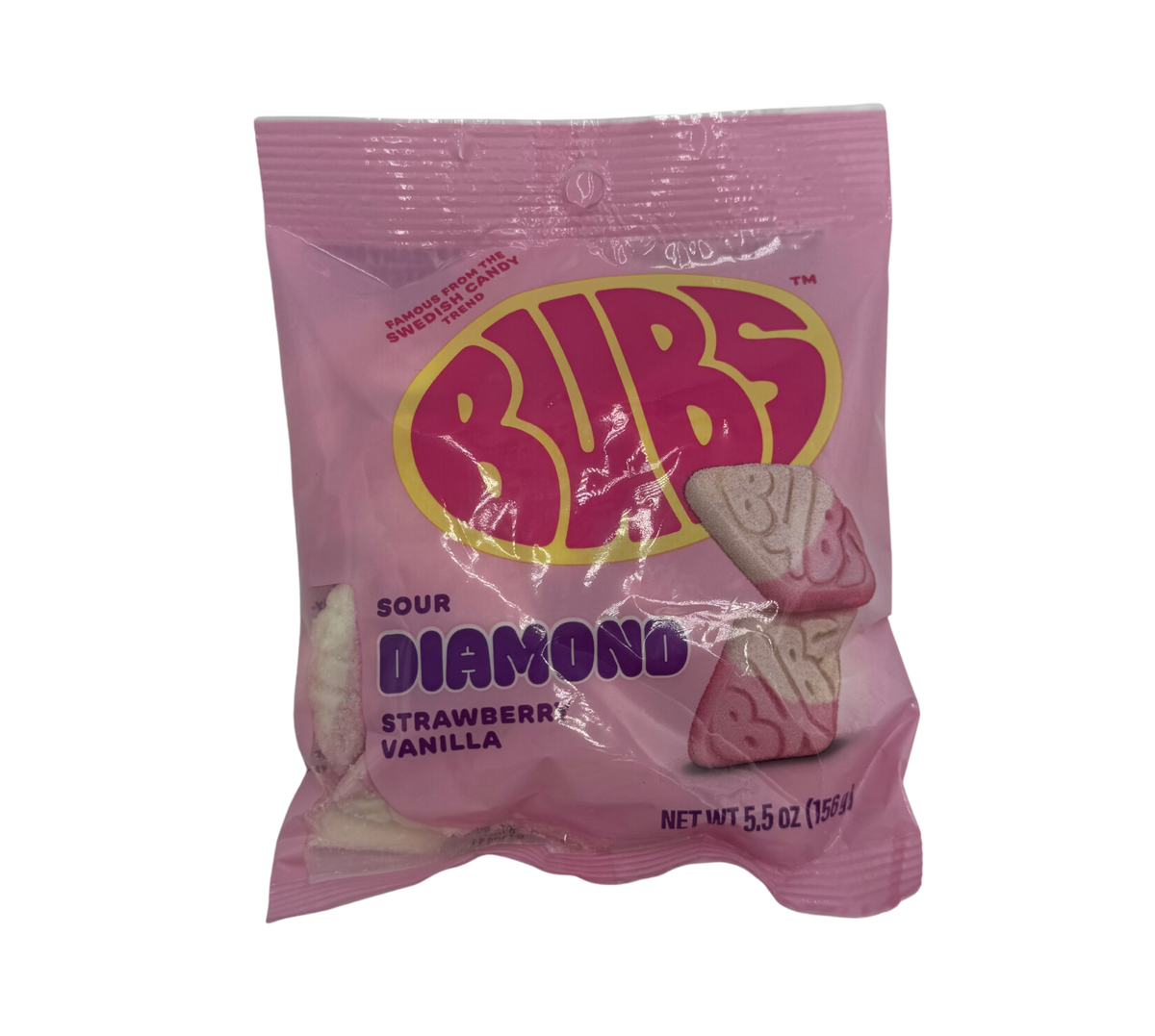 Bu7bs BUBS Sour Diamond Strawberry Vanilla – Candy Atlas