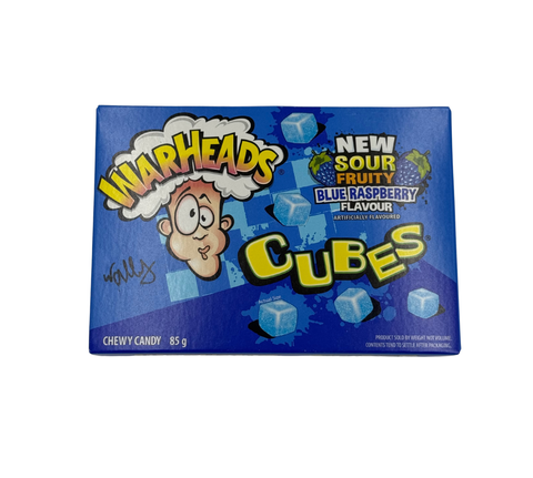 WARHEAD Blue Raspberry Cubes - Candy Atlas
