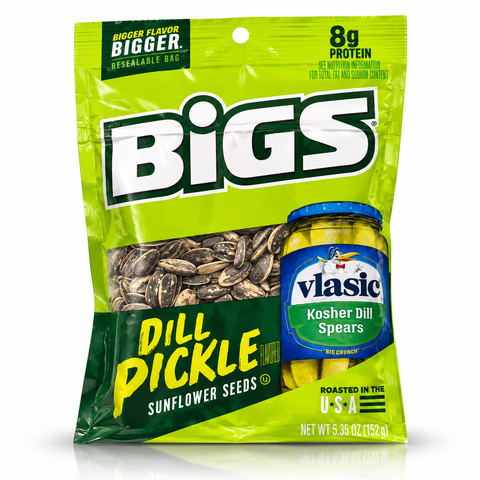 Bigs Vlasic Dill Pickle Sunflower Seeds 152g