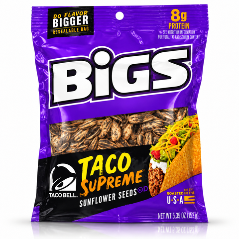 Bigs Taco Bell Taco Supreme Sunflower Seeds 152g