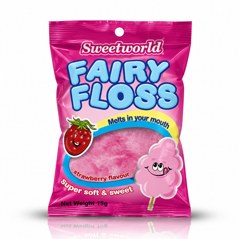 Sweet World Fairy Floss Strawberry