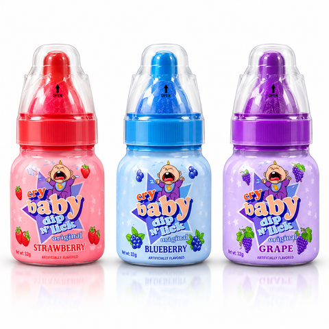 Cry Baby Dip n Lick Assorted