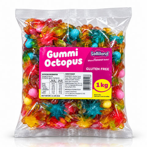 Lolliland Gummi Octopus 1kg
