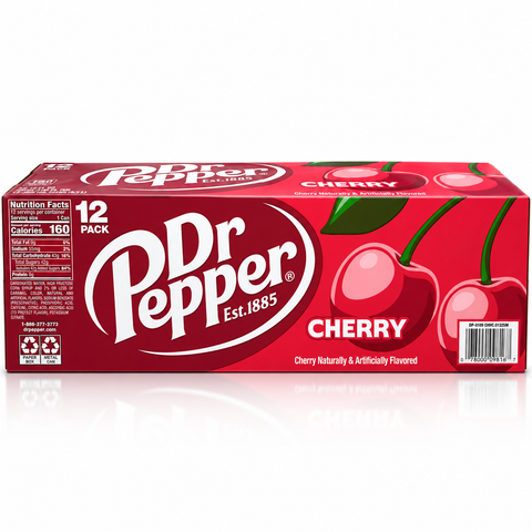 Dr Pepper Cherry 12 Pack