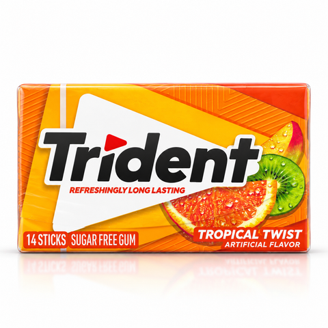 Trident Tropical Twist Gum 14pc
