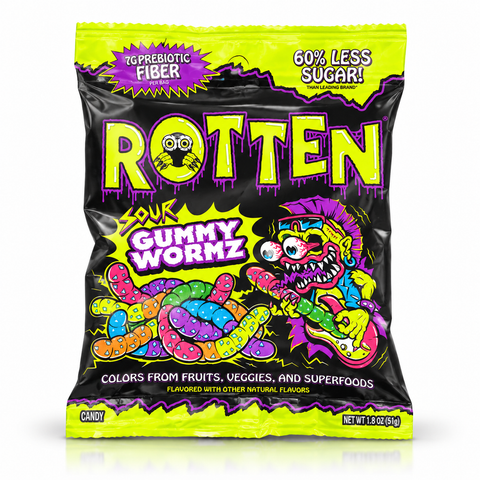 Rotten Sour Gummy Wormz 51g