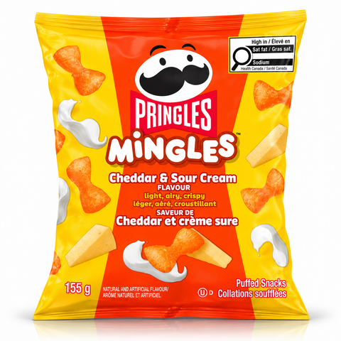 Pringle Mingle Cheddar & Sour Cream 155g
