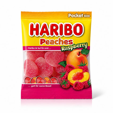 Haribo Raspberry Peaches