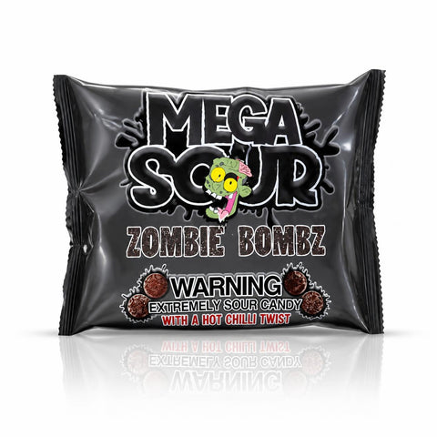 Barnetts Mega Sour Zombie Bombz With A Hot Chilli Twist