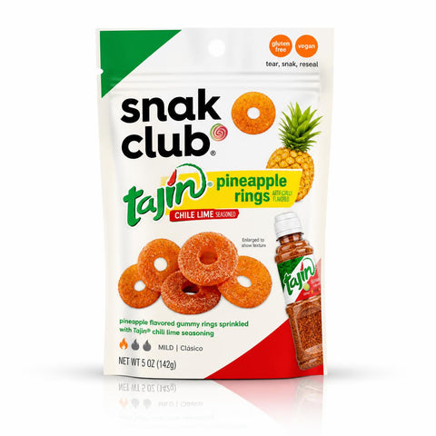 Snak Club Tajin Pineapple Rings