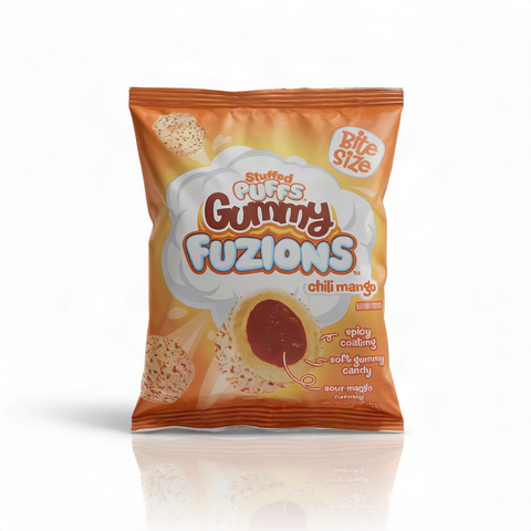 Stuffed Puffs Gummy Fuzions Chilli Mango