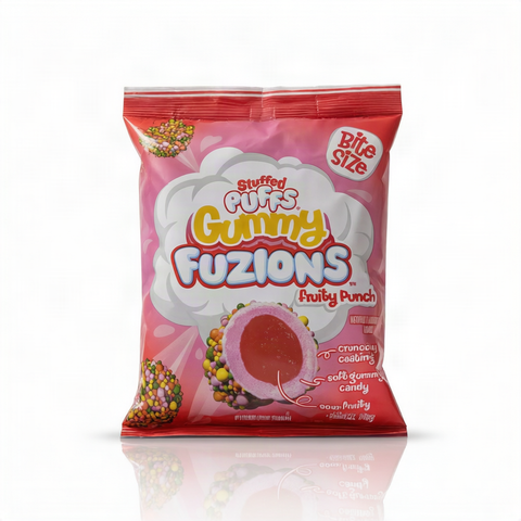 Stuffed Puffs Gummy Fuzions Fruity Punch
