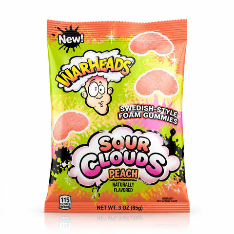 Warheads Sour Clouds Peach