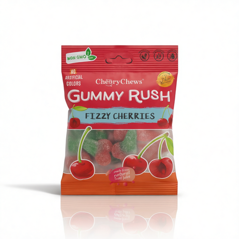 Gummy Rush Fizzy Cherries