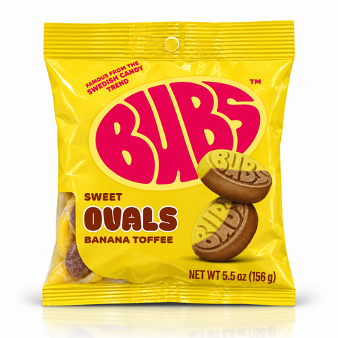BUBS Sweet Ovals Banana Toffee
